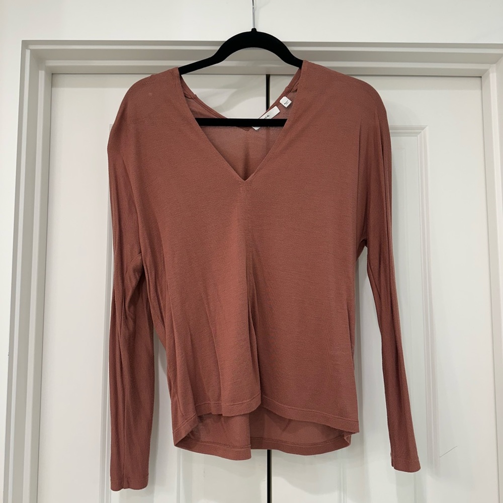 Vince Long Sleeve Top, Size Extra Small